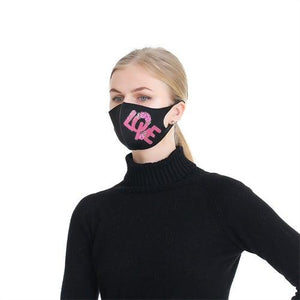 Diamond Painting Mask - LOVE - Hibah-Diamond painting art studio