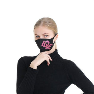Diamond Painting Mask - LOVE - Hibah-Diamond painting art studio