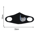 Diamond Painting Mask -Moon cat - Hibah-Diamond painting art studio