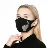 Diamond Painting Mask | Dog and butterfly - Hibah-Diamond painting art studio