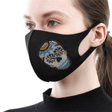Diamond Painting Mask -| Skull - Hibah-Diamond painting art studio