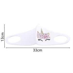 Diamond Painting Mask | Unicorn face - Hibah-Diamond painting art studio