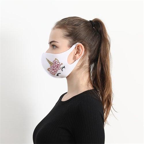 Diamond Painting Mask | Unicorn face - Hibah-Diamond painting art studio