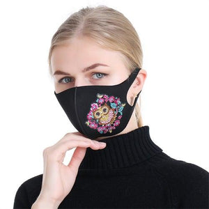 Diamond Painting Mask - Owl - Hibah-Diamond painting art studio