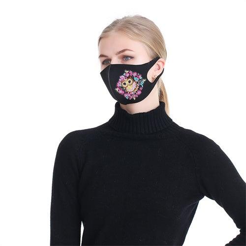 Diamond Painting Mask - Owl - Hibah-Diamond painting art studio
