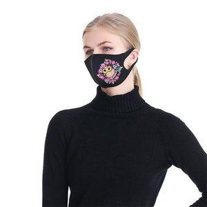 Diamond Painting Mask - Owl - Hibah-Diamond painting art studio