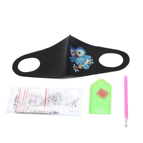 Diamond Painting Mask - Owl - Hibah-Diamond painting art studio