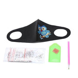 Diamond Painting Mask - Owl - Hibah-Diamond painting art studio