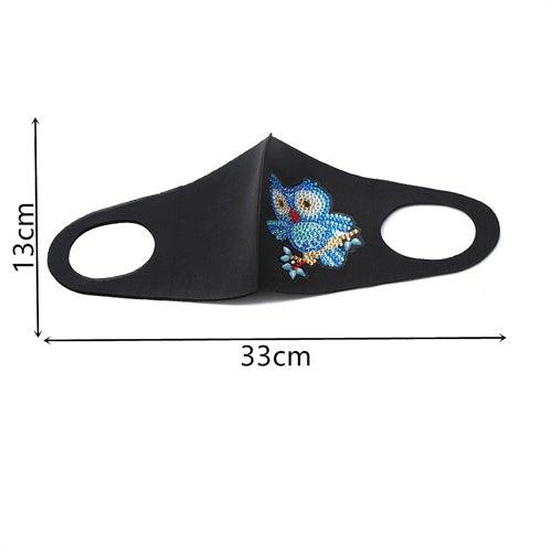 Diamond Painting Mask - Owl - Hibah-Diamond painting art studio
