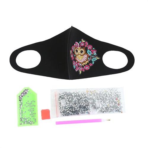 Diamond Painting Mask - Owl - Hibah-Diamond painting art studio