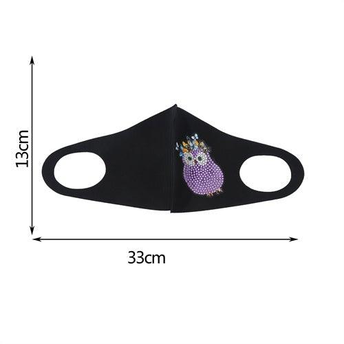Diamond Painting Mask - Owl - Hibah-Diamond painting art studio
