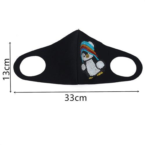 Diamond Painting Mask - Penguin - Hibah-Diamond painting art studio