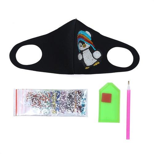 Diamond Painting Mask - Penguin - Hibah-Diamond painting art studio