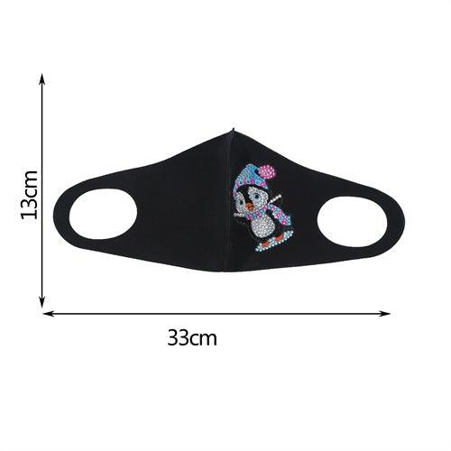 Diamond Painting Mask - Penguin - Hibah-Diamond painting art studio