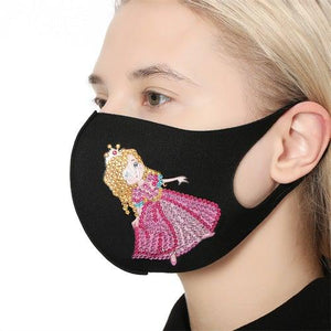 Diamond Painting Mask - Princess - Hibah-Diamond painting art studio