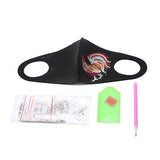 Diamond Painting Mask - Rooster - Hibah-Diamond painting art studio