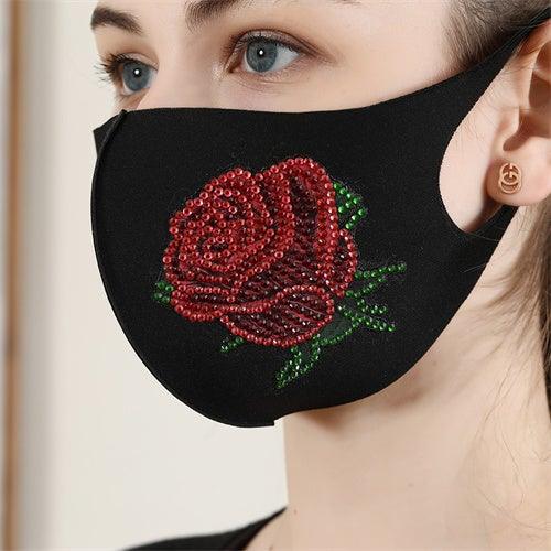 Diamond Painting Mask - Rose flower - Hibah-Diamond painting art studio