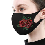 Diamond Painting Mask- Rose mask - Hibah-Diamond painting art studio