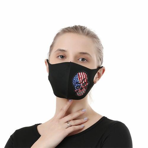 Diamond Painting Mask - Skull - Hibah-Diamond painting art studio