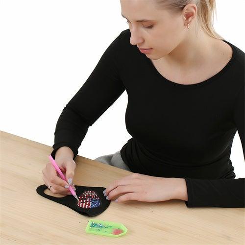 Diamond Painting Mask - Skull - Hibah-Diamond painting art studio