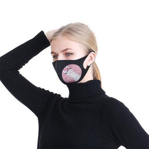 Diamond Painting Mask - Smiley alpaca - Hibah-Diamond painting art studio