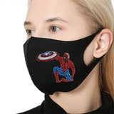 Diamond Painting Mask -Spiderman - Hibah-Diamond painting art studio