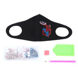 Diamond Painting Mask -Spiderman - Hibah-Diamond painting art studio