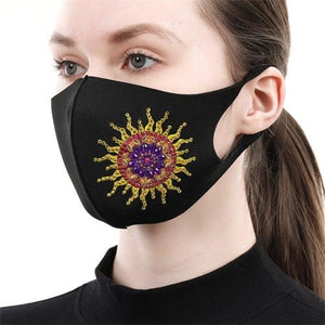 Diamond Painting Mask - Sun - Hibah-Diamond painting art studio