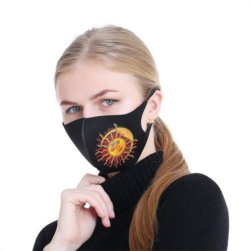 Diamond Painting Mask - Sun - Hibah-Diamond painting art studio