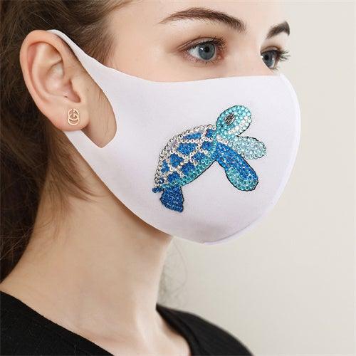 Diamond Painting Mask - Turtle - Hibah-Diamond painting art studio