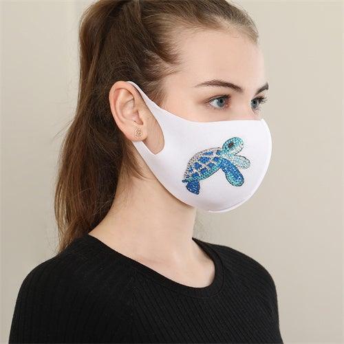 Diamond Painting Mask - Turtle - Hibah-Diamond painting art studio