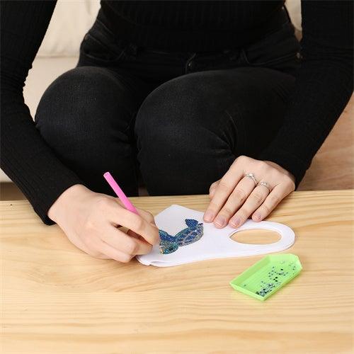 Diamond Painting Mask - Turtle - Hibah-Diamond painting art studio