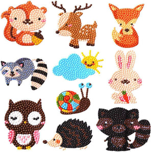 Diamond Painting Sticker Wall Sticker | Animals - Hibah-Diamond painting art studio