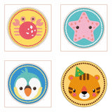 Diamond Painting Sticker Wall Sticker | Cartoon animals (4pcs)