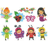 Diamond Painting Sticker Wall Sticker | Elfs - Hibah-Diamond painting art studio