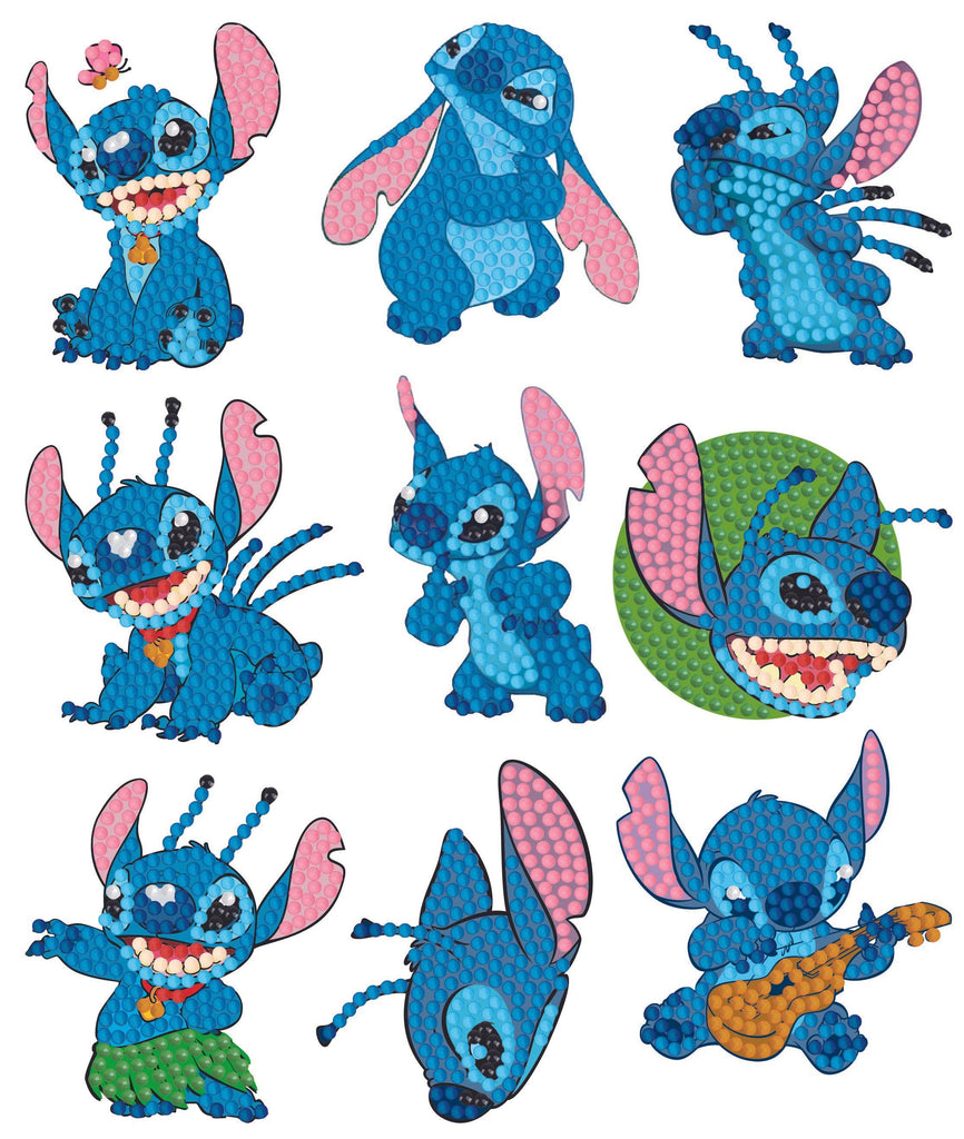Diamond Painting Sticker Wall Sticker | Lilo & Stitch - Hibah-Diamond painting art studio