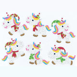 Diamond Painting Sticker Wall Sticker | unicorn (6pcs) - Hibah-Diamond painting art studio
