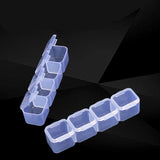 Diamond painting storage box 56 grid transparent drilling box