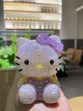 DIY 11cm Hello Kitty (with glue tools) - Hibah-Diamond painting art studio