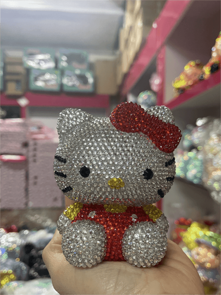 DIY 11cm Hello Kitty (with glue tools) - Hibah-Diamond painting art studio