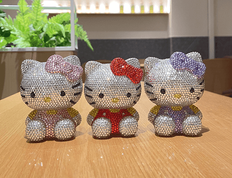 DIY 11cm Hello Kitty (with glue tools) - Hibah-Diamond painting art studio