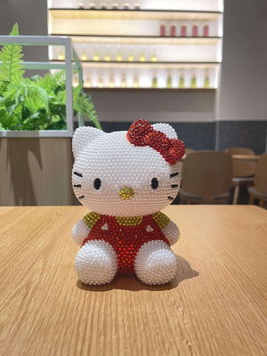DIY 16cm Hello Kitty (with glue tools) - Hibah-Diamond painting art studio