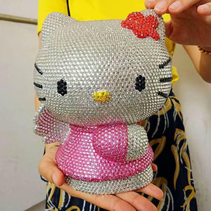 DIY 20cm Angel Hello Kitty (with glue tools) - Hibah-Diamond painting art studio