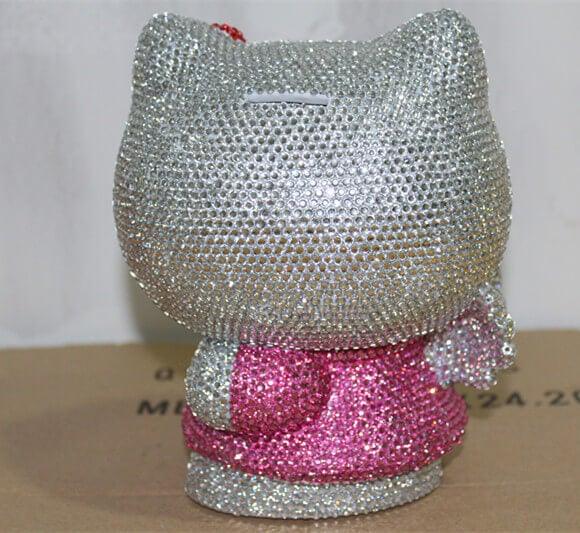 DIY 20cm Angel Hello Kitty (with glue tools) - Hibah-Diamond painting art studio