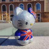 DIY 22cm British Hello Kitty (with glue tools) - Hibah-Diamond painting art studio