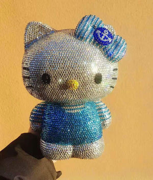 DIY 22cm Sailor suit Hello Kitty (with glue tools) - Hibah-Diamond painting art studio