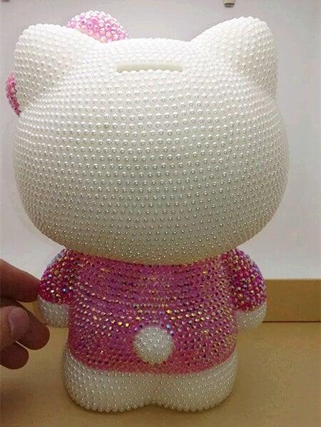 DIY 22cm Standing Hello Kitty (with glue tools) - Hibah-Diamond painting art studio
