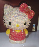 DIY 22cm Standing Red Hello Kitty (with glue tools) - Hibah-Diamond painting art studio