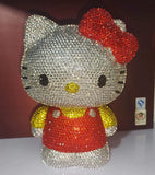 DIY 22cm Standing Red Hello Kitty (with glue tools) - Hibah-Diamond painting art studio