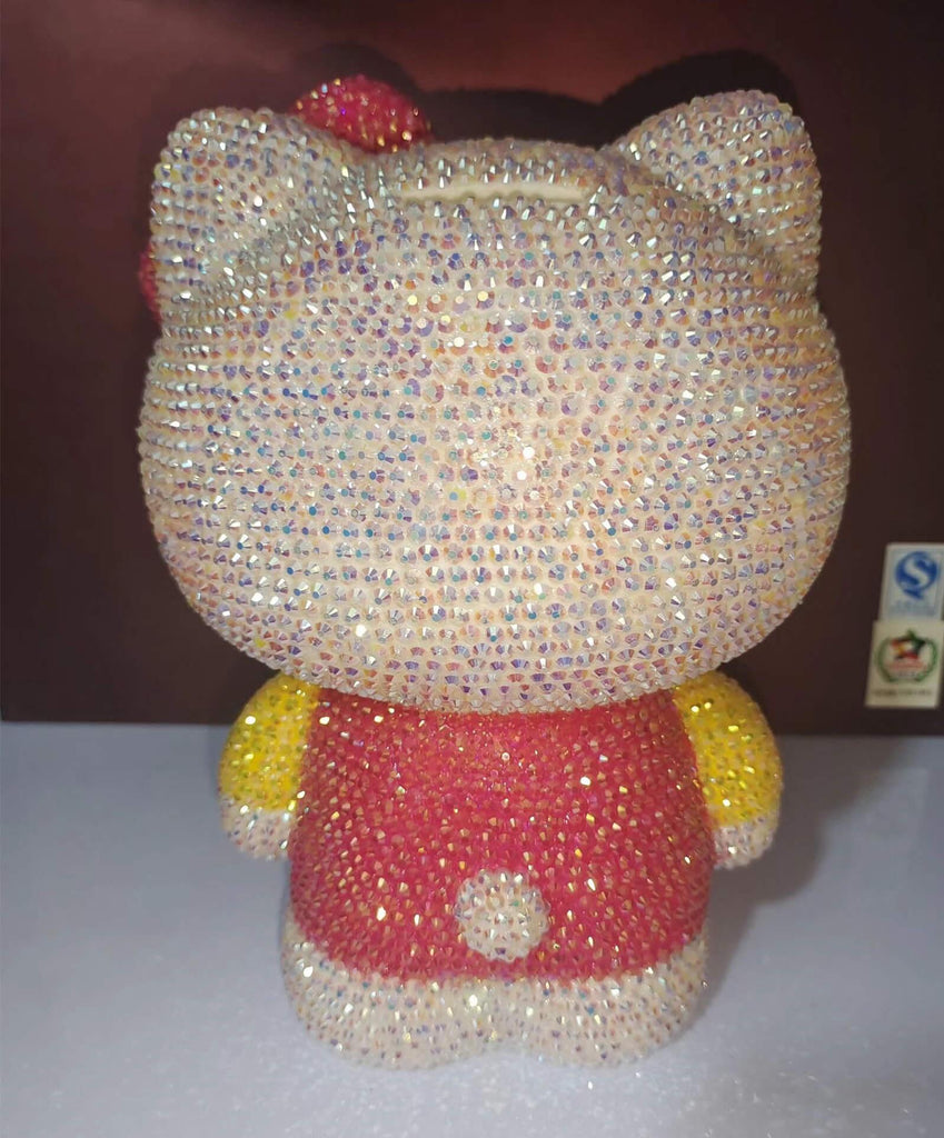 DIY 22cm Standing Red Hello Kitty (with glue tools) - Hibah-Diamond painting art studio